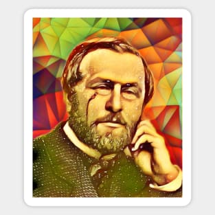 Hippolyte Taine Snow Portrait | Hippolyte Taine Artwork 15 Magnet